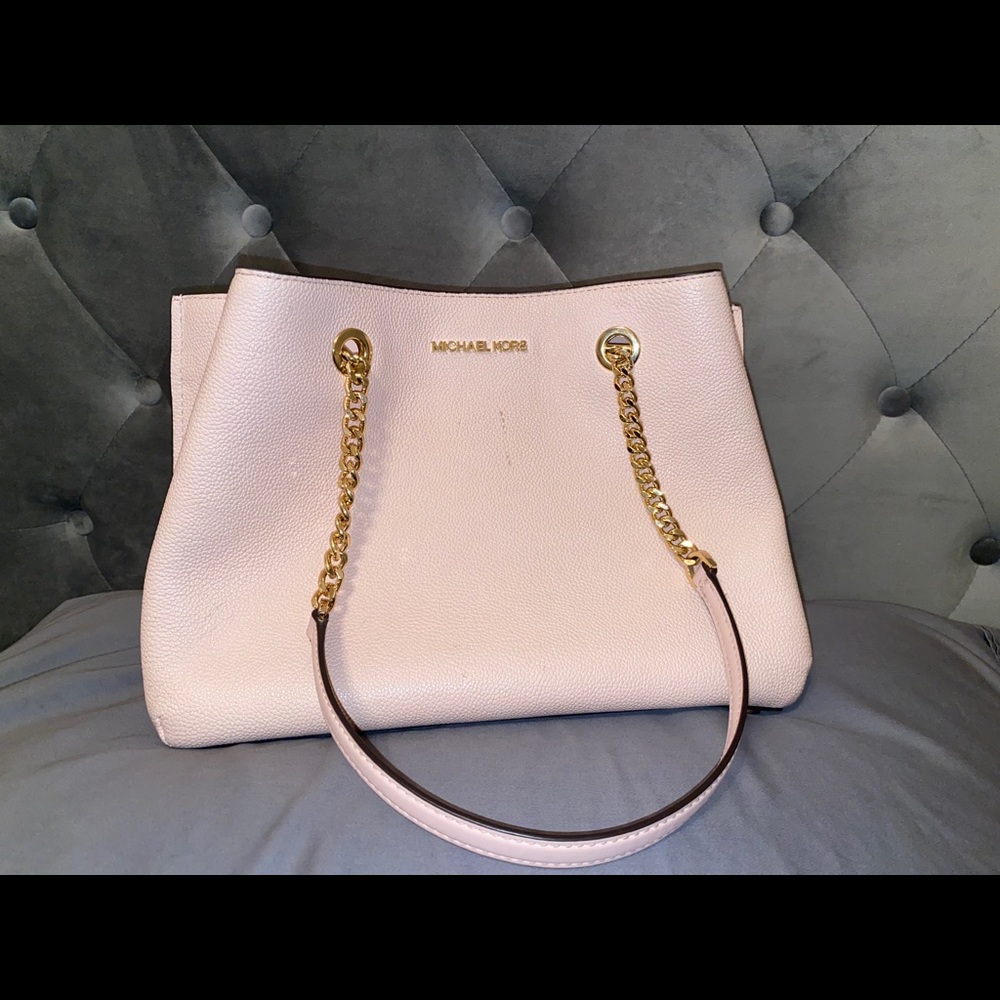 Michael Kors Teagen Leather Tote Shoulder Bag